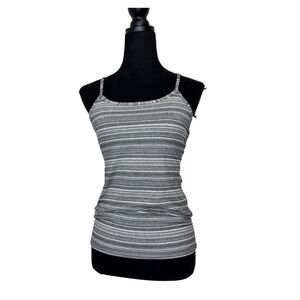 Lululemon Power Y Tank Stripes Grey